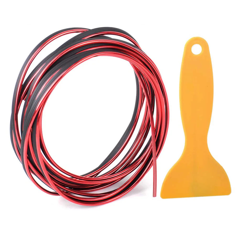 Car DIY Interior Decoration Door Sticker Moulding Strip Trim Line Red 5 Meter PVC Plastic + Plating Car Accessories
Car DIY Interior Decoration Door Sticker Moulding Strip Trim Line Red 5 Meter PVC Plastic + Plating Car Accessories