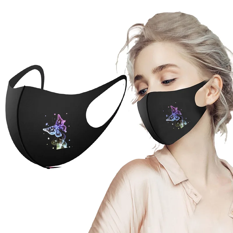 Маска Пылезащитная хлопковая с принтом бабочки, 2 шт. 
Маска Пылезащитная хлопковая с принтом бабочки, 2 шт.