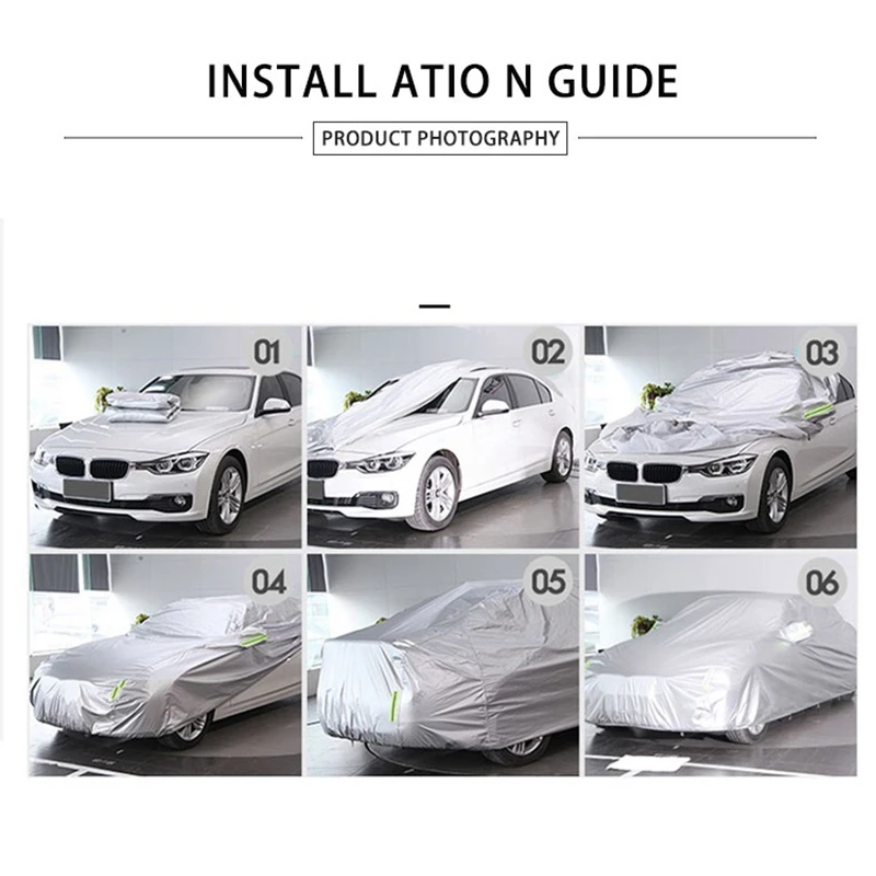Car Cover Waterproof All Weather UV Protection Sedan Cover Universal Fit Outdoor Full Car Cover
Car Cover Waterproof All Weather UV Protection Sedan Cover Universal Fit Outdoor Full Car Cover