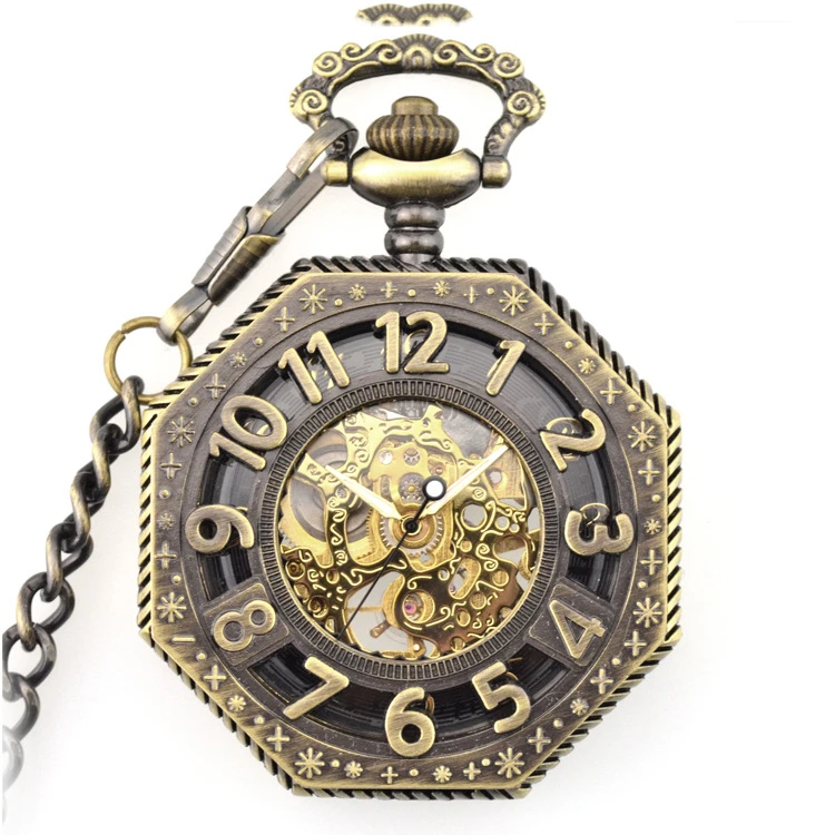 5pc/lot Vintage Mens Steampunk Mechanical Necklace Watch Retro Skeleton Mechanical Clock Pocket Fob Watch Chain 
5pc/lot Vintage Mens Steampunk Mechanical Necklace Watch Retro Skeleton Mechanical Clock Pocket Fob Watch Chain