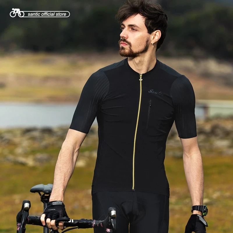 Santic M8C02132 Men Cycling Jersey Short Sleeve Pro Fit Imported Italian Fabric Cuffs MTB Road Bike Pro Short Jersey Asian Size
Santic M8C02132 Men Cycling Jersey Short Sleeve Pro Fit Imported Italian Fabric Cuffs MTB Road Bike Pro Short Jersey Asian Size