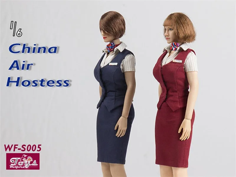 Wolford Toys 1/6 China Air Hostess Costume Set Flight Attendant Uniform Clothes Fit 12'' PH TBL Female Soldier Action Figure
Wolford Toys 1/6 China Air Hostess Costume Set Flight Attendant Uniform Clothes Fit 12'' PH TBL Female Soldier Action Figure