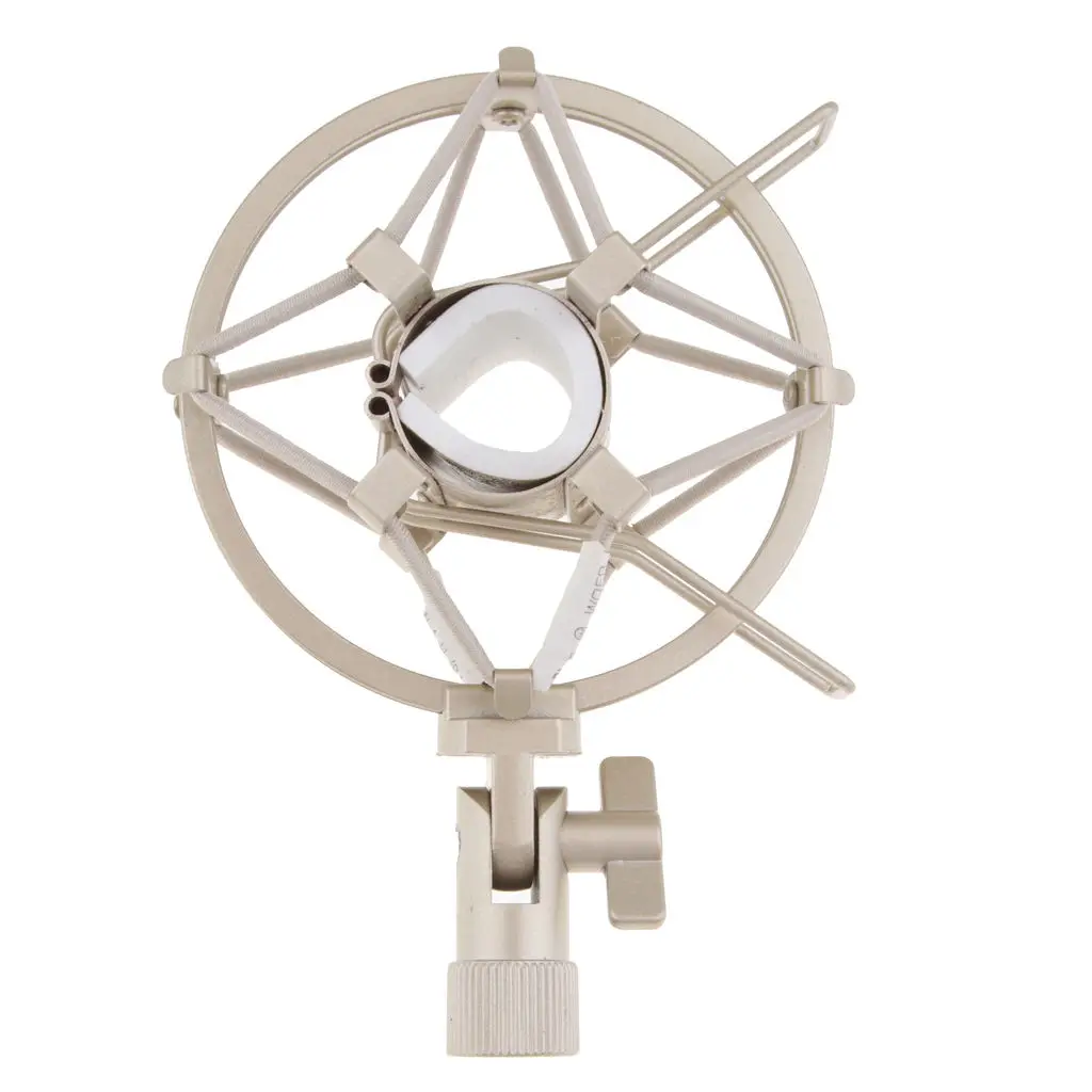 Handheld Condenser Microphone Shock Mount Clip Mic Shockmount Dynamic Studio Holder, 180° Fexlibale Adjustment
Handheld Condenser Microphone Shock Mount Clip Mic Shockmount Dynamic Studio Holder, 180° Fexlibale Adjustment