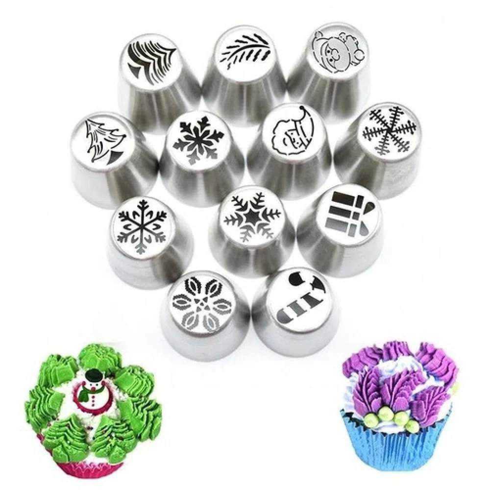 Kitchen Baking Tool Piping Tips Cake Decoration Christmas Tree Cake Nozzle Cake Pastry Stainless Steel Baking Tools
Kitchen Baking Tool Piping Tips Cake Decoration Christmas Tree Cake Nozzle Cake Pastry Stainless Steel Baking Tools