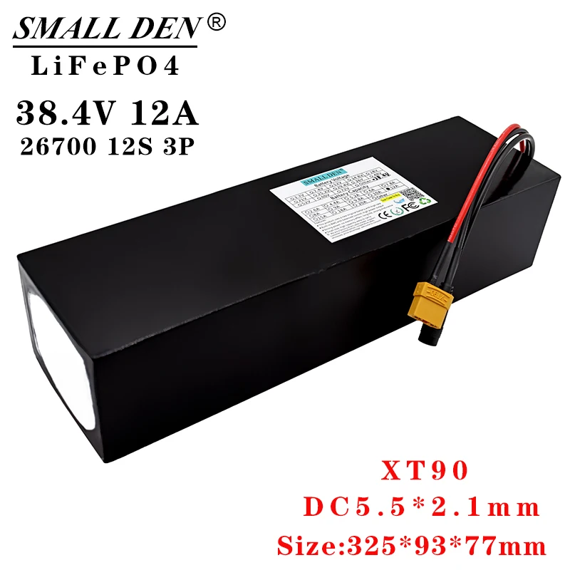 38V 12Ah Lifepo4 Battery Pack 26700 12S3P1000W High Power 36V Enhanced Version for Scooters, Electric Bicycle Batteries
38V 12Ah Lifepo4 Battery Pack 26700 12S3P1000W High Power 36V Enhanced Version for Scooters, Electric Bicycle Batteries