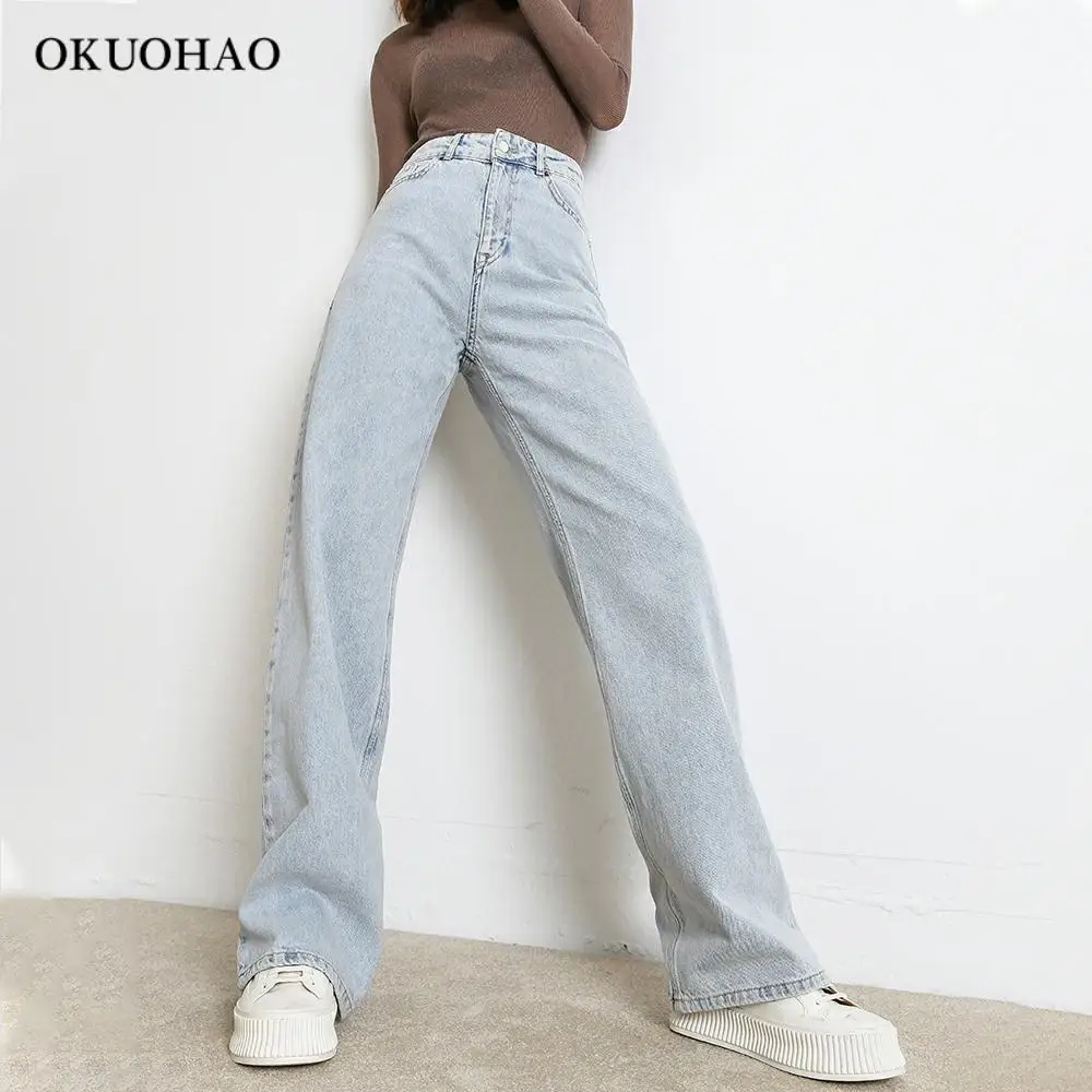 Woman Jeans 2021 New Fashion Straight Pants High Waist Casual Mom Baggy Jean Female Full Length Loose Denim Boyfriend Trouser
Woman Jeans 2021 New Fashion Straight Pants High Waist Casual Mom Baggy Jean Female Full Length Loose Denim Boyfriend Trouser