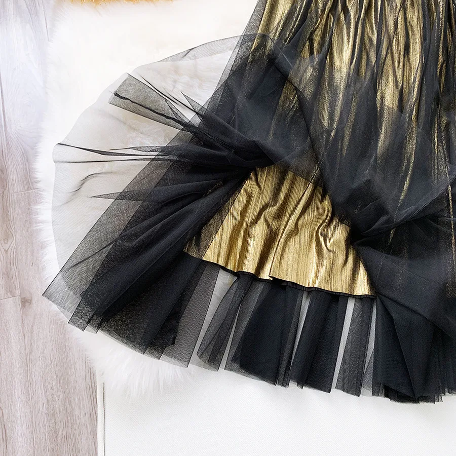 Korean Style Women 2020 A-line Spring Summer Long Skirts Elastic High Waisted Shining Skirts For Mujer Umberlar Mesh Long Skirts
Korean Style Women 2020 A-line Spring Summer Long Skirts Elastic High Waisted Shining Skirts For Mujer Umberlar Mesh Long Skirts