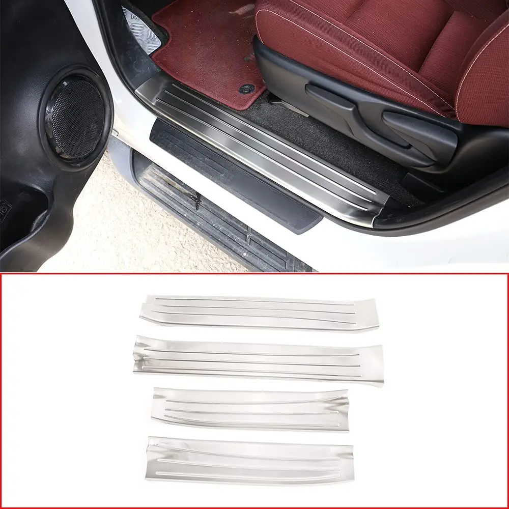 Stainless Steel Car Door Sill Scuff Plate Protect Cover Trim Fit for Toyota Hilux 2015-2021 (Inner)
Stainless Steel Car Door Sill Scuff Plate Protect Cover Trim Fit for Toyota Hilux 2015-2021 (Inner)