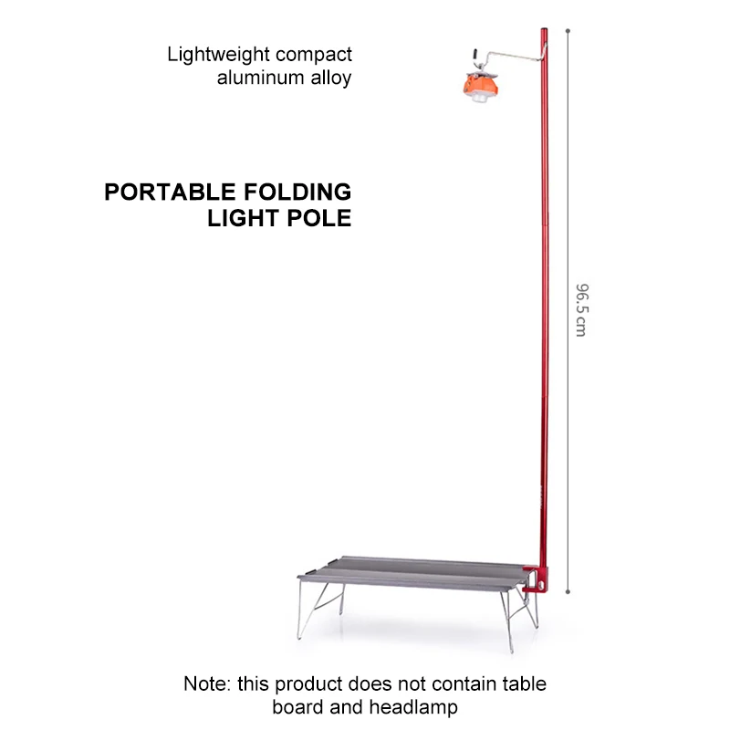 Camping Light Pole Portable Folding Aluminum Alloy High Quality Adjustable Bracket Outdoor Hiking Travel Picnic Small Light Pole
Camping Light Pole Portable Folding Aluminum Alloy High Quality Adjustable Bracket Outdoor Hiking Travel Picnic Small Light Pole