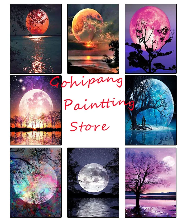 5D DIY Diamond Painting Full Round Square Diamond Moon View Landscape Cross Stitch Mosaic Kit Home Decoration Gift
5D DIY Diamond Painting Full Round Square Diamond Moon View Landscape Cross Stitch Mosaic Kit Home Decoration Gift