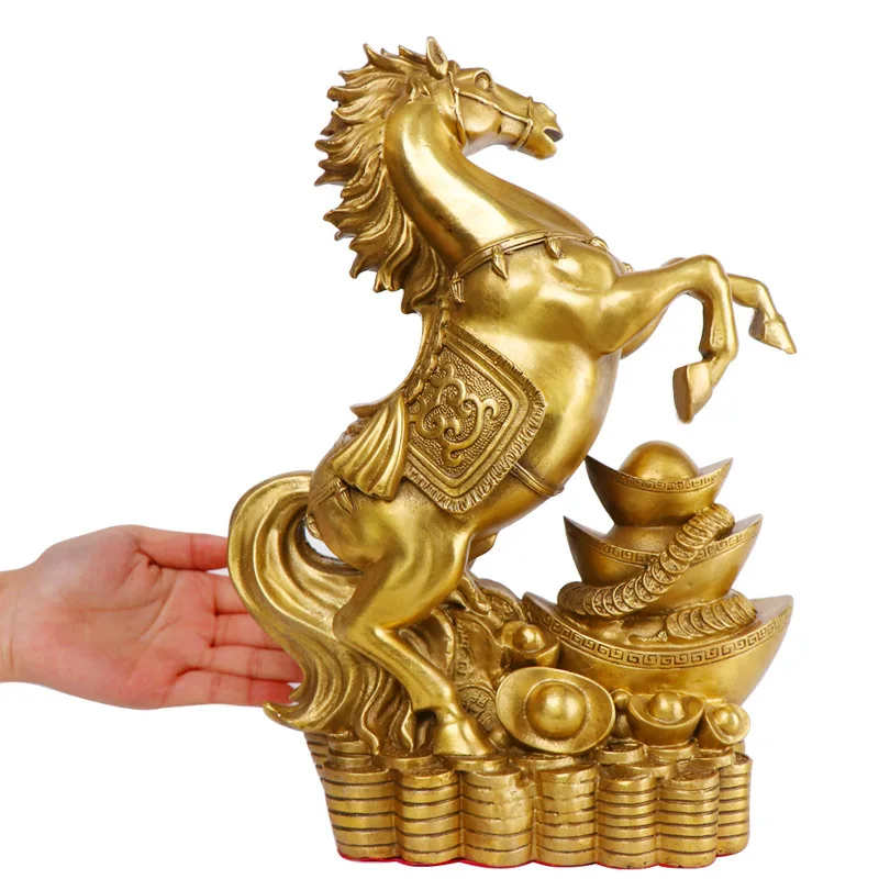 MOZART Copper Money Jinqian Yuanbao Ma Home Decorations Zodiac Copper Horse Craft Ornaments Chinese Decoration Gifts
MOZART Copper Money Jinqian Yuanbao Ma Home Decorations Zodiac Copper Horse Craft Ornaments Chinese Decoration Gifts