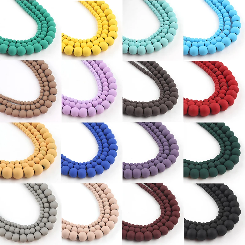 4/6/8mm Natural Matte Dark Green Blue Hematite Stone Rubber Round Spacer Beads for DIY Bracelet Accessories Jewellery Making 15"
4/6/8mm Natural Matte Dark Green Blue Hematite Stone Rubber Round Spacer Beads for DIY Bracelet Accessories Jewellery Making 15"