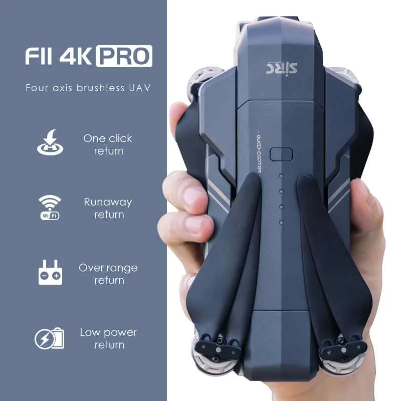 SJRC F11 PRO Professional 4K HD Camera Gimbal Dron Brushless Aerial Photography WIFI FPV GPS Foldable Mini RC Quadcopter Drones
SJRC F11 PRO Professional 4K HD Camera Gimbal Dron Brushless Aerial Photography WIFI FPV GPS Foldable Mini RC Quadcopter Drones