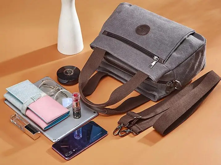 Women Bag Handbags Crossbody Canvas Bag for Woman 2020 Big Bag Canvas Shoulder Tote Female Handbags Lady Designer Messenger Bags 
Women Bag Handbags Crossbody Canvas Bag for Woman 2020 Big Bag Canvas Shoulder Tote Female Handbags Lady Designer Messenger Bags