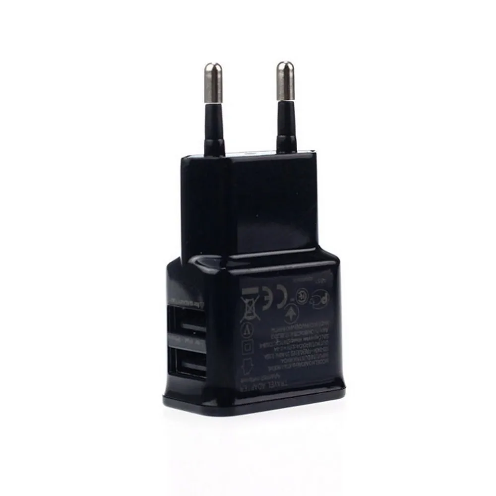 Двойное USB зарядное устройство 2a Быстрая зарядка Путешествия ЕС вилка адаптер