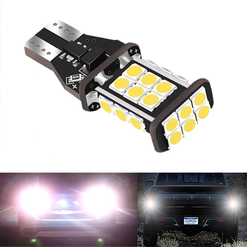 2PCS T15 W16W Super Bright 1200Lm 3030 24SMD CANBUS Car Backup Reserve Lights Bulb Tail Lamp Xenon White
2PCS T15 W16W Super Bright 1200Lm 3030 24SMD CANBUS Car Backup Reserve Lights Bulb Tail Lamp Xenon White