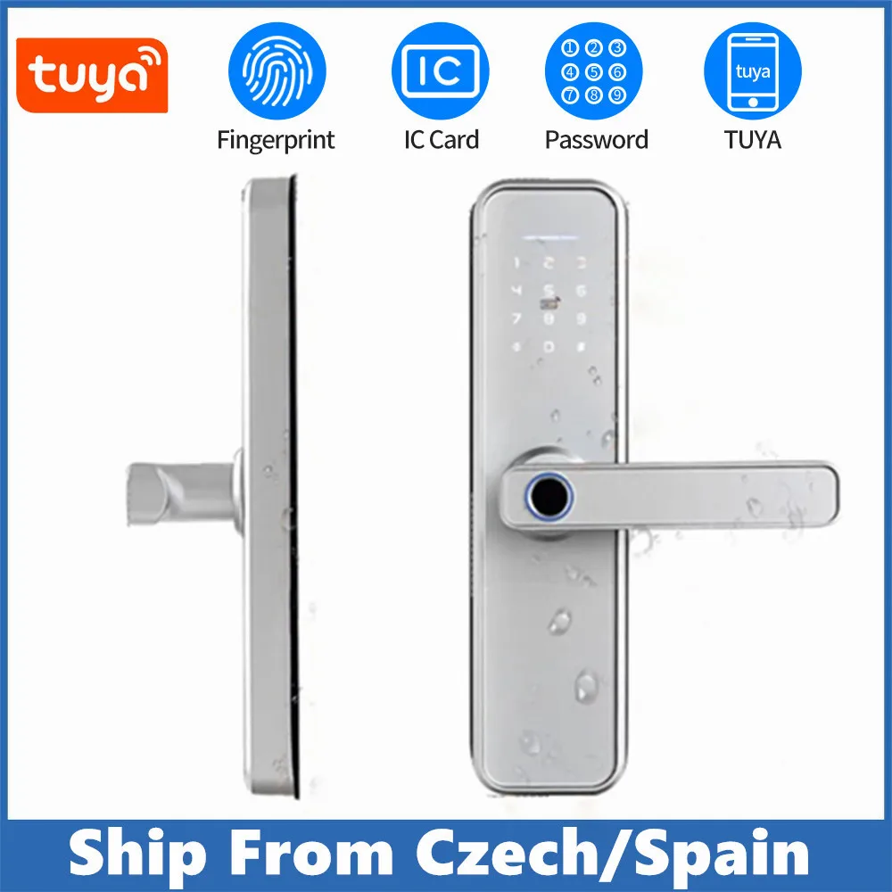Электронный дверной замок с Wi-Fi и управлением через приложение Tuya, удаленно, биометрический сканер отпечатка пальца, смарт-карта, пароль, ра...
Электронный дверной замок с Wi-Fi и управлением через приложение Tuya, удаленно, биометрический сканер отпечатка пальца, смарт-карта, пароль, ра...