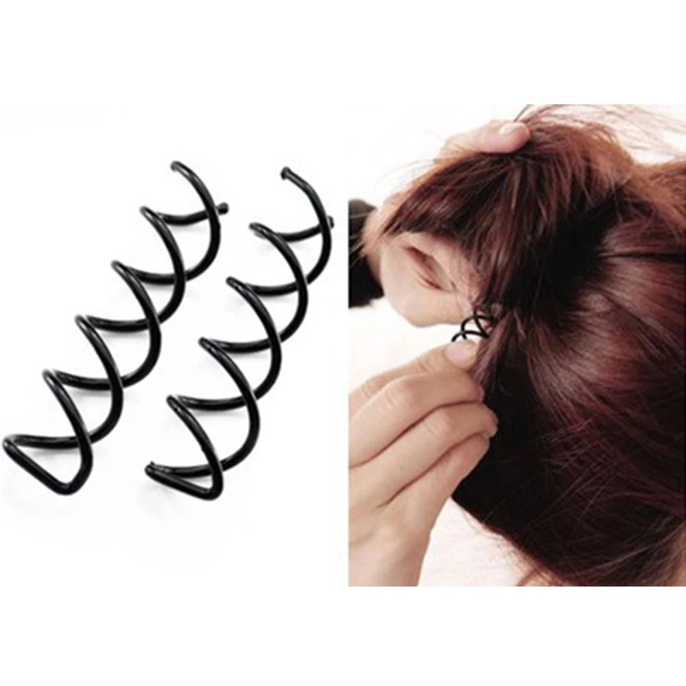 10pcs/lot Black Spiral Spin Screw Bobby Pin Hair Clip Twist Barrette Clip Stick Comb Hair Styling Tool
10pcs/lot Black Spiral Spin Screw Bobby Pin Hair Clip Twist Barrette Clip Stick Comb Hair Styling Tool