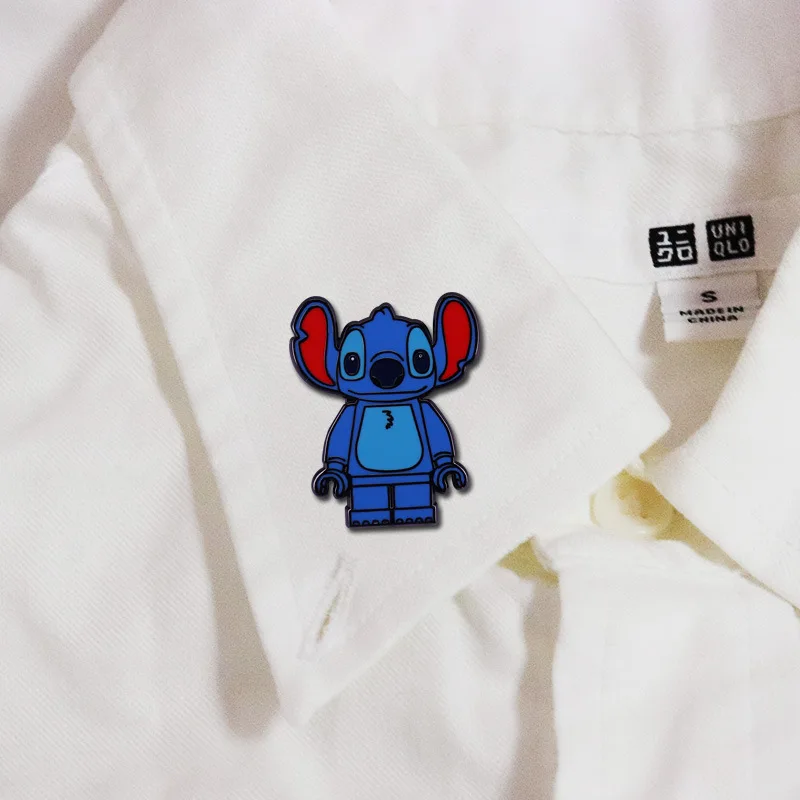 Cute Cartoon Interstellar Baby Stitch Brooch Men and Women Collar Bag Hat Accessories Pin Imitation Lego Metal Badge
Cute Cartoon Interstellar Baby Stitch Brooch Men and Women Collar Bag Hat Accessories Pin Imitation Lego Metal Badge