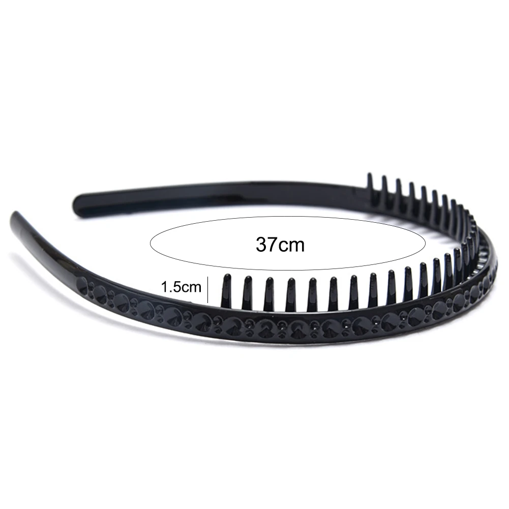 1Pcs Plain Black Rekbare Elastische Dunne Harde Metalen Haar Hoepel Haar Hand Hoofdband Houder Sluiting Kam Haarspelden Met
1Pcs Plain Black Rekbare Elastische Dunne Harde Metalen Haar Hoepel Haar Hand Hoofdband Houder Sluiting Kam Haarspelden Met