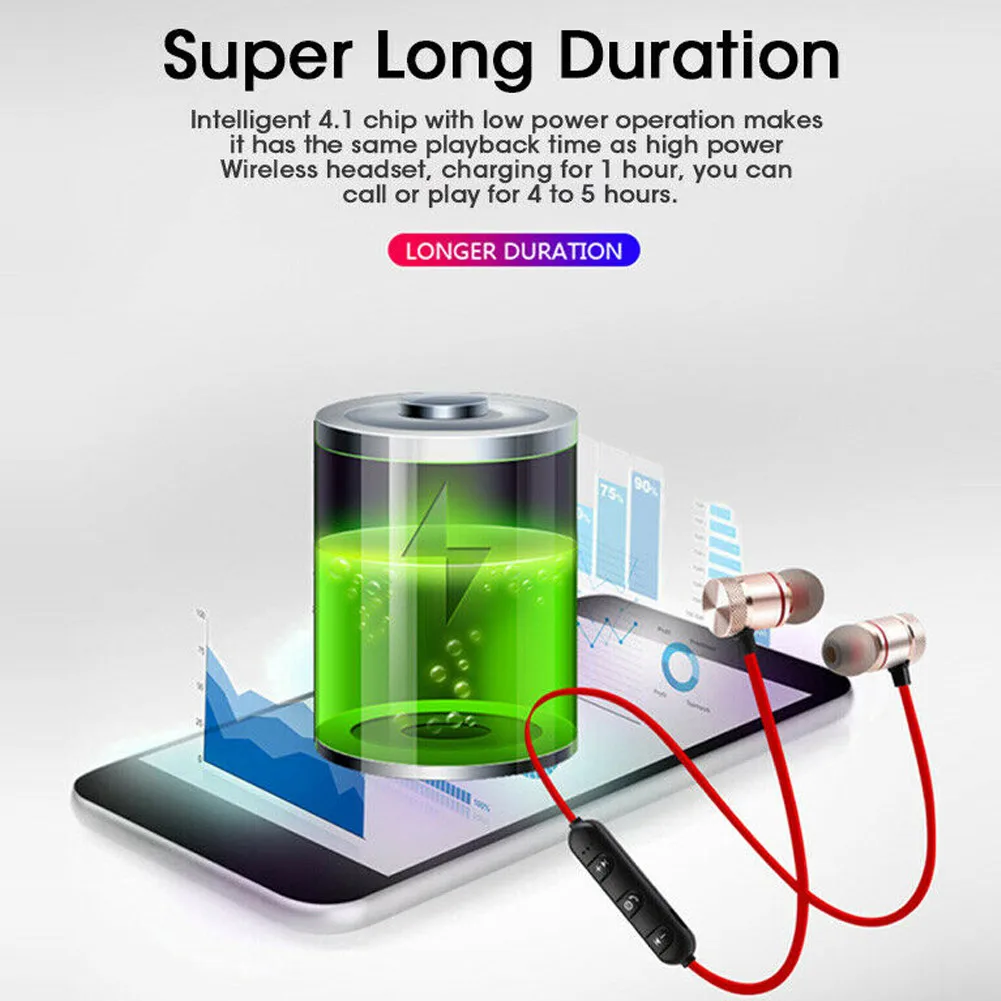 Bluetooth Sport Earphones Magnetic Running Headphones Headset with Mic Bass SP99
Bluetooth Sport Earphones Magnetic Running Headphones Headset with Mic Bass SP99