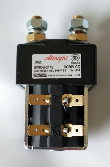 Подлинный Олбрайт SW80 80V SW80B 421T 62 2149 B8SW11 контактор постоянного тока для Eelctric