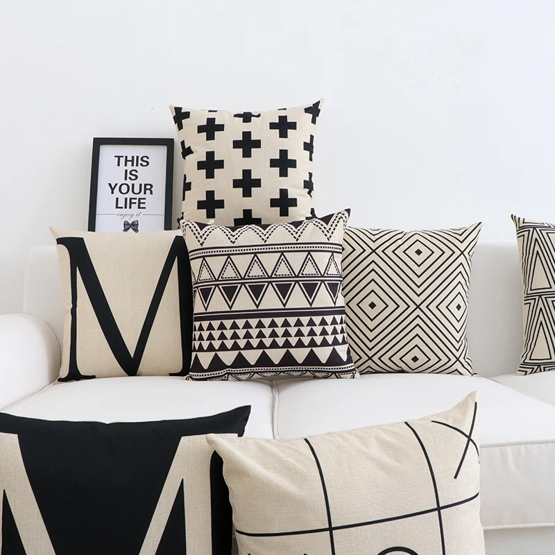 Nordic pillow cushion modern minimalist stripe geometric lattice sofa pillow
Nordic pillow cushion modern minimalist stripe geometric lattice sofa pillow