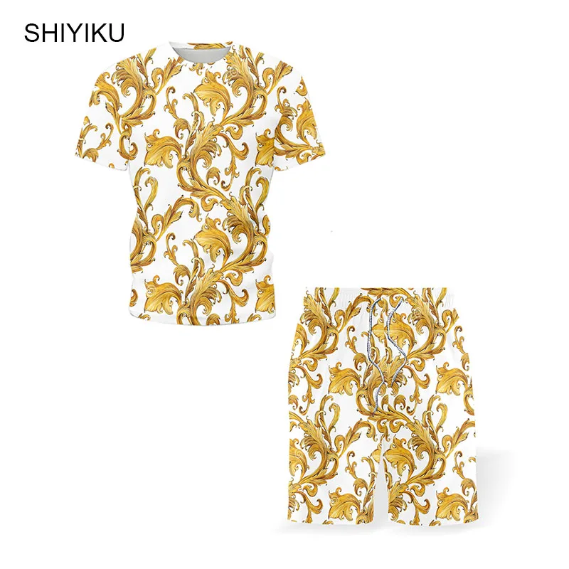 Retro Ethnic Style SHIYIKUBrand Men's Sets Summer Casual Short Sleeve 2 Piece T-Shirt Shorts Can Separate Sell Tracksuit For Man
Retro Ethnic Style SHIYIKUBrand Men's Sets Summer Casual Short Sleeve 2 Piece T-Shirt Shorts Can Separate Sell Tracksuit For Man