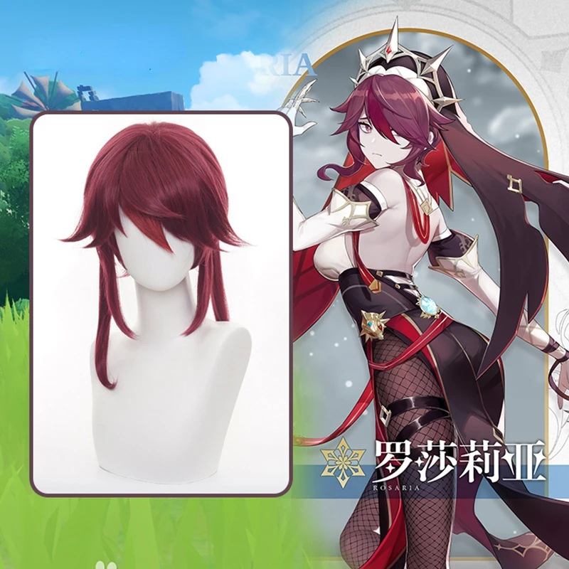 Game Genshin Rosaria Wig Impact Cosplay Genshin Impact Rosaria Short Heat Resistant Synthetic Hair Wigs
Game Genshin Rosaria Wig Impact Cosplay Genshin Impact Rosaria Short Heat Resistant Synthetic Hair Wigs