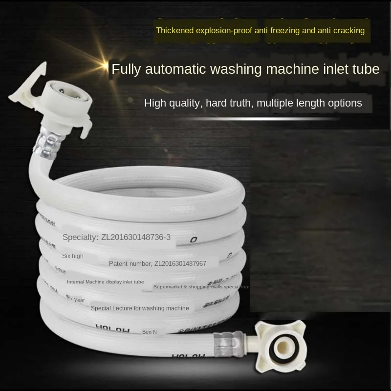 Universal Automatic Washing Machine Inlet Tube Extension Tube Water Pipe Water Injection Extension Hose Connector Accessories
Universal Automatic Washing Machine Inlet Tube Extension Tube Water Pipe Water Injection Extension Hose Connector Accessories