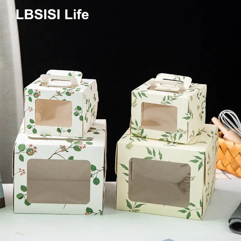 LBSISI Life 10pcs Clear Cake Paper Box Handle With Window Birthday Party Wedding Supplies Decoration Handmade Gift Doll Packing
LBSISI Life 10pcs Clear Cake Paper Box Handle With Window Birthday Party Wedding Supplies Decoration Handmade Gift Doll Packing