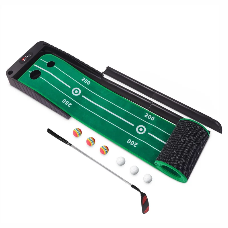Indoor Golf Putter Green-Portable Mat With Automatic Return Function-mini Golf Training Aids, Games And Gifts For Home, Office
Indoor Golf Putter Green-Portable Mat With Automatic Return Function-mini Golf Training Aids, Games And Gifts For Home, Office