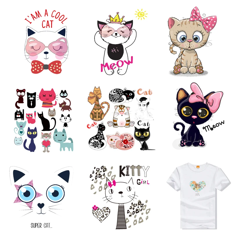 Iron-on Transfers for Clothing Patches Clorhing Stickers Stripe Dress Diy Cat Patch Vinyle Thermocollant Flex Fusible Transfer C
Iron-on Transfers for Clothing Patches Clorhing Stickers Stripe Dress Diy Cat Patch Vinyle Thermocollant Flex Fusible Transfer C