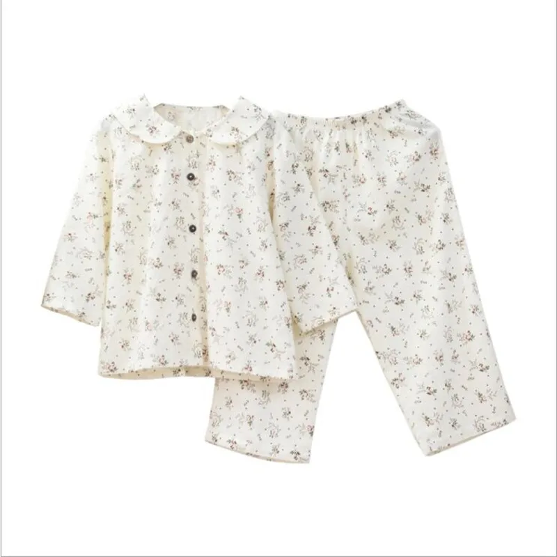 Mother Daughter Soft Sleepwear Family Leisure Home Wear Printed Full Sleeves Pijamas Women Pure Cotton Full Pants Night Clothes
Mother Daughter Soft Sleepwear Family Leisure Home Wear Printed Full Sleeves Pijamas Women Pure Cotton Full Pants Night Clothes