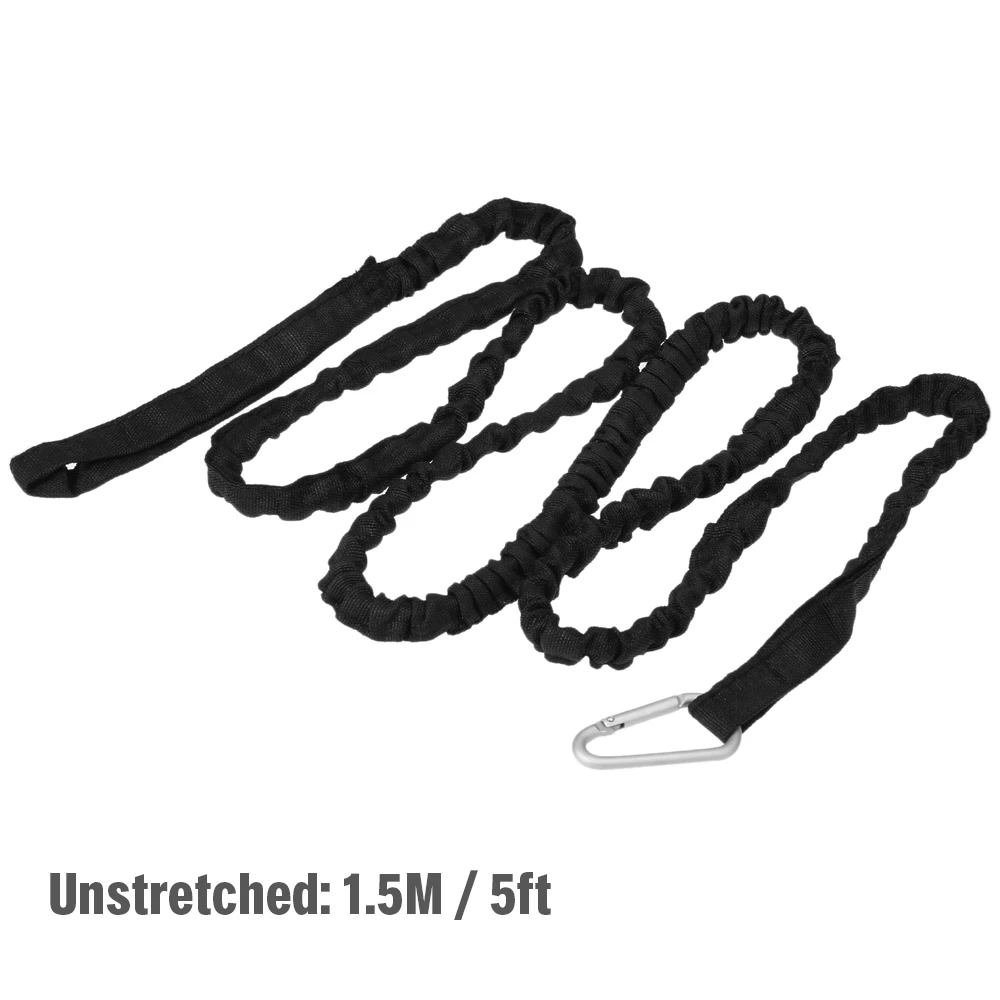 1.5M Elastic Kayak Paddle Leash Fishing Rod Leash Safety Rope Cord with Carabiner Rowing Boat Canoe Accessories
1.5M Elastic Kayak Paddle Leash Fishing Rod Leash Safety Rope Cord with Carabiner Rowing Boat Canoe Accessories