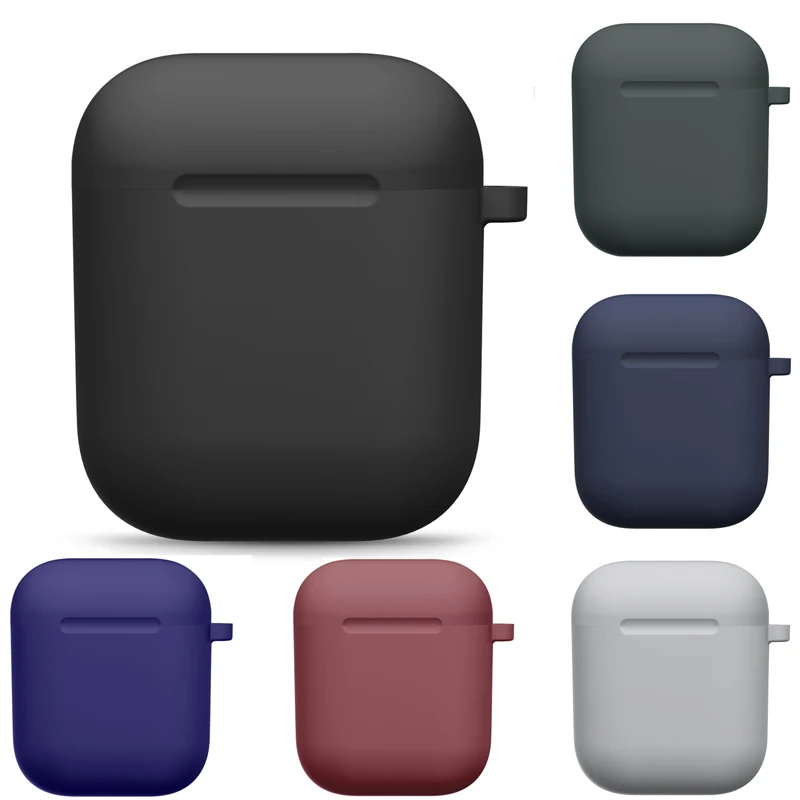 Silicone Earphone Cases For Airpods 1/2nd Wireless Earphone Cover Protective Case For Apple Airpods 1 Air Pods 2 Case With Hook
Silicone Earphone Cases For Airpods 1/2nd Wireless Earphone Cover Protective Case For Apple Airpods 1 Air Pods 2 Case With Hook