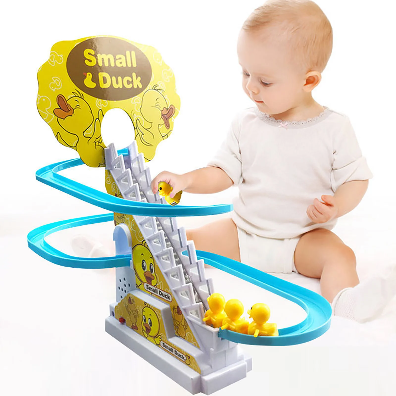 Racing Rail Car Train Track Toys for Children Montessori Boys Racing Cars Electric Duck Climbing Stairs Adventure Brain Game
Racing Rail Car Train Track Toys for Children Montessori Boys Racing Cars Electric Duck Climbing Stairs Adventure Brain Game