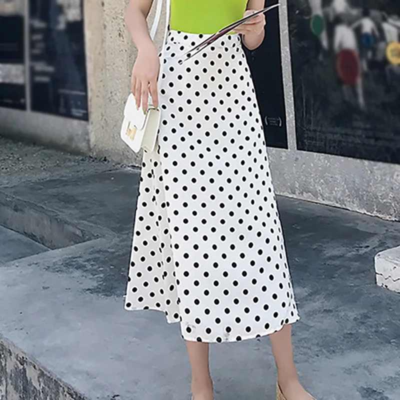 New Skirt Women Beach Summer Polka-dot Mid-length Strap Slim Skirt Dot Printed Woman Fairy Skirt White Outfit Female Clothes
New Skirt Women Beach Summer Polka-dot Mid-length Strap Slim Skirt Dot Printed Woman Fairy Skirt White Outfit Female Clothes