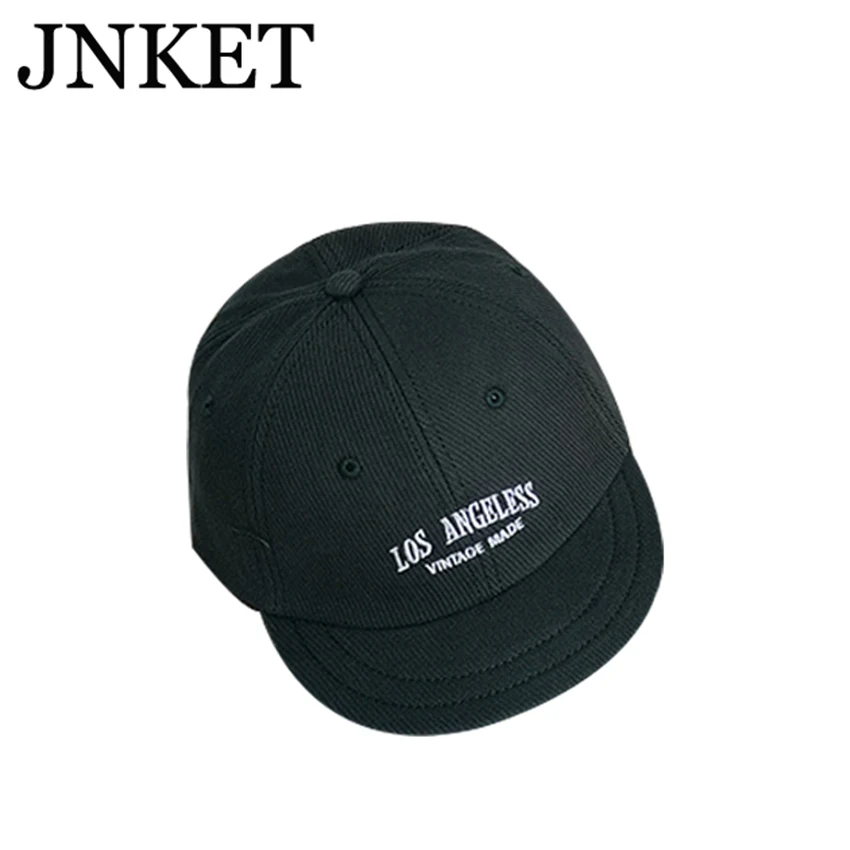 

JNKET New Unisex Short Visor Baseball Cap Hip Hop Caps Outdoor Sunhat Snapbacks Hats Letter Cap Gorras Casquette