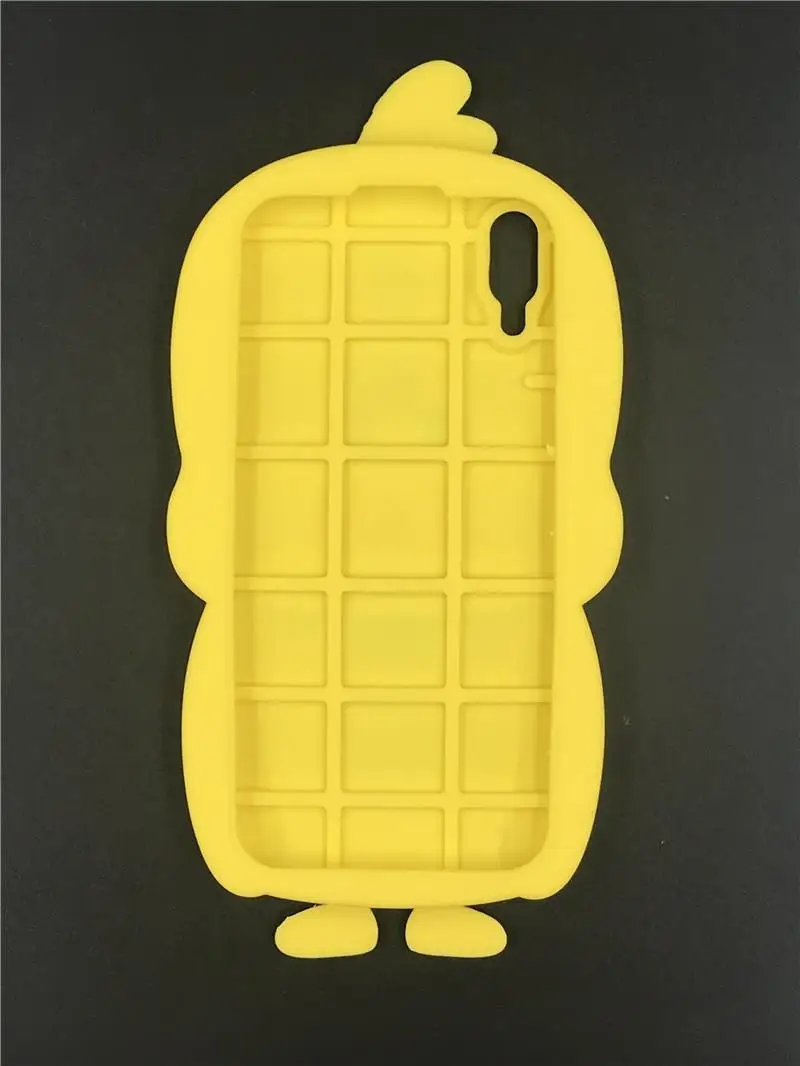 For Huawei Y7 Pro (2019) Cute 3D Cartoon Yellow duck Soft silicone Phone Cover Case For Huawei Enjoy 9 Silicon Gell Phone case