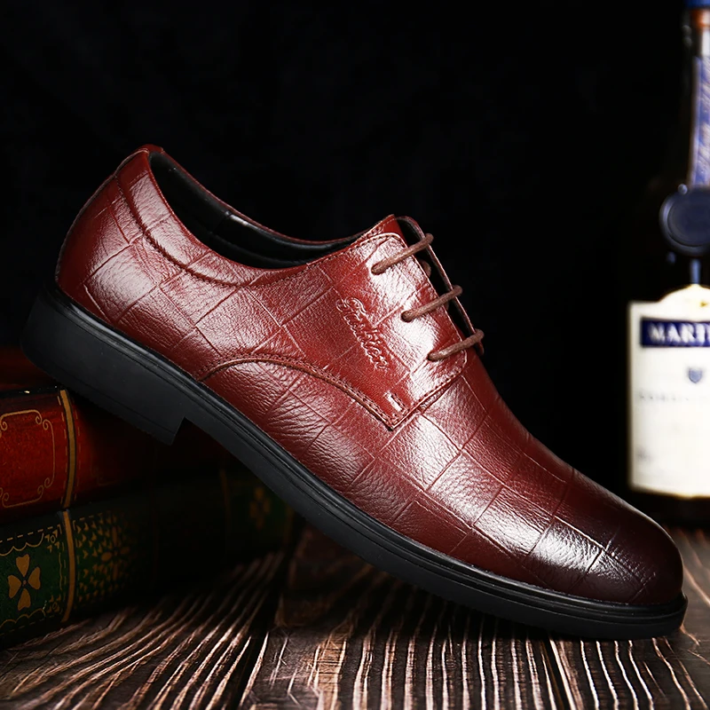 Genuine Leather Men Shoes Derby Business Men's Oxford Shoes Luxury Wedding Dress Shoes Large Size 37-46 Lacing Formal Shoe Man
Genuine Leather Men Shoes Derby Business Men's Oxford Shoes Luxury Wedding Dress Shoes Large Size 37-46 Lacing Formal Shoe Man