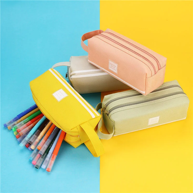 Colorful Large Capacity Pencil Cases Bags Creative Korea Fabric Pen Bag Box Pouch Case for School Office Stationery Supplies
Colorful Large Capacity Pencil Cases Bags Creative Korea Fabric Pen Bag Box Pouch Case for School Office Stationery Supplies