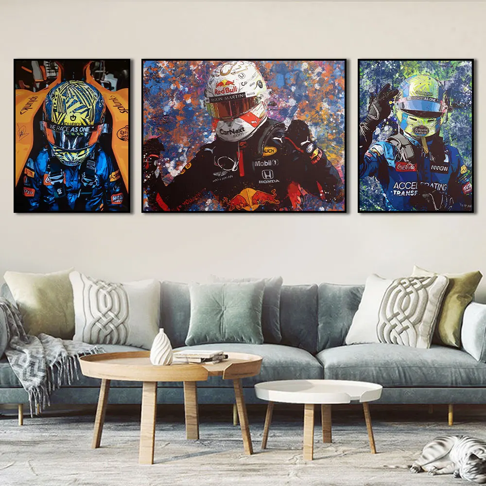F1 Racer Poster 2021 Formula World Champion Picture Racing Graffiti Decoration Art Decor Print Painting Room Wall Canvas Gift
F1 Racer Poster 2021 Formula World Champion Picture Racing Graffiti Decoration Art Decor Print Painting Room Wall Canvas Gift