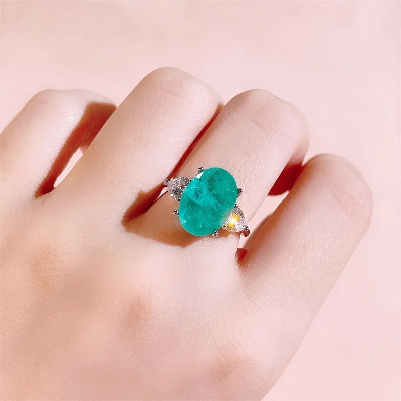Bague Ringen Classical Design Oval Palaiba Rings Women's Silver 925 Jewelry Geometry Gemstones Adjustable Ring Anniversary Gift
Bague Ringen Classical Design Oval Palaiba Rings Women's Silver 925 Jewelry Geometry Gemstones Adjustable Ring Anniversary Gift