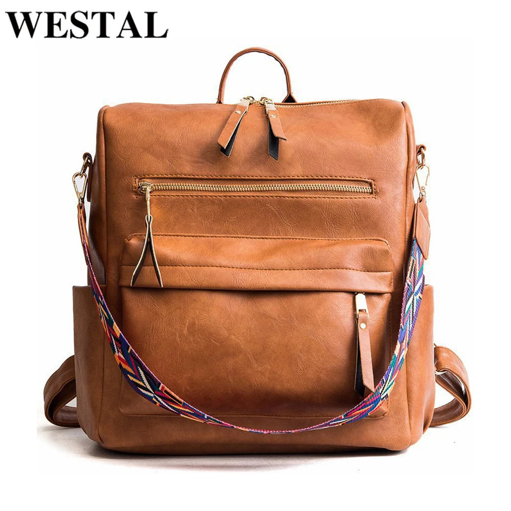 WESTAL Girl Schoolbags Luxury Brand Printing Backpacks for Girl Designer Leather Double Shoulder Bags for Women Fashion Backpack
WESTAL Girl Schoolbags Luxury Brand Printing Backpacks for Girl Designer Leather Double Shoulder Bags for Women Fashion Backpack