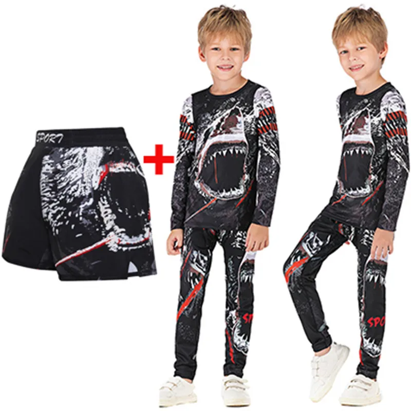 Детская 3D компрессионная футболка Rashguard для ММА для детей и бокса BJJ + штаны для юджитсу ММА одежда для мальчиков футболка для спортзала + штаны спортивные костюмы
Детская 3D компрессионная футболка Rashguard для ММА для детей и бокса BJJ + штаны для юджитсу ММА одежда для мальчиков футболка для спортзала + штаны спортивные костюмы