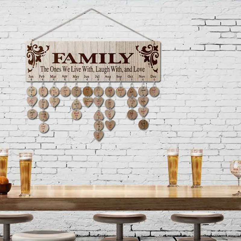 Advent Calendars Wood Birthday Reminder Board Birth Plaque Sign Family DIY Hanging Calendar Date Mark Advent
Advent Calendars Wood Birthday Reminder Board Birth Plaque Sign Family DIY Hanging Calendar Date Mark Advent