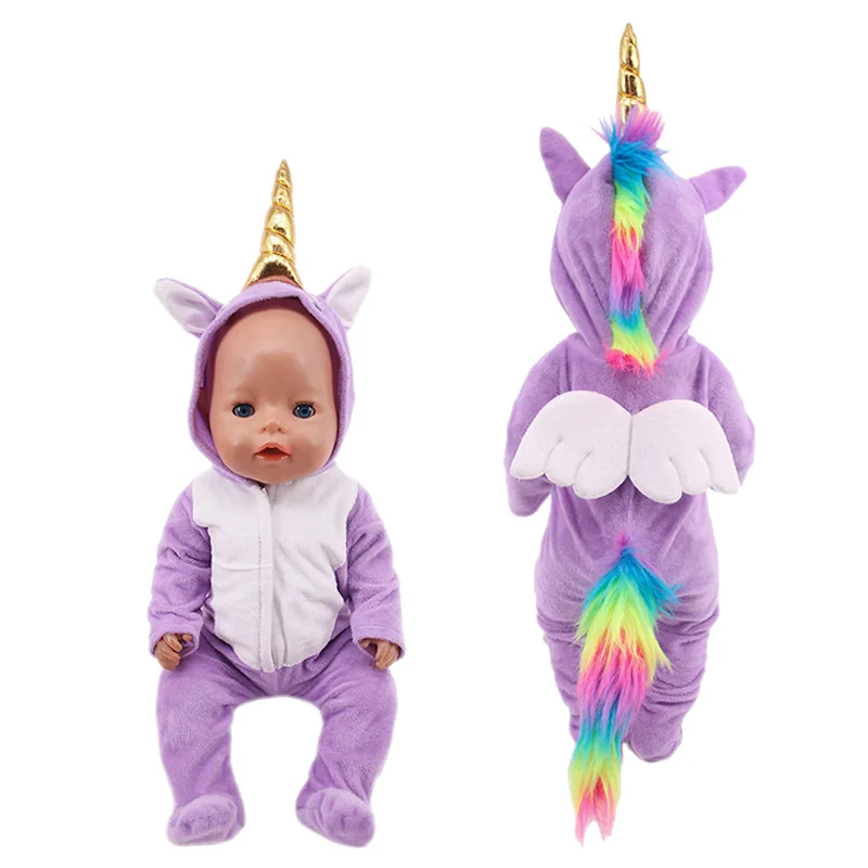 Doll Clothes Unicorn Set Wings Colored Tail Fit 18Inch American Doll Girls&43Cm New Born Baby Items,Our Generation,For Kids Gift 
Doll Clothes Unicorn Set Wings Colored Tail Fit 18Inch American Doll Girls&43Cm New Born Baby Items,Our Generation,For Kids Gift