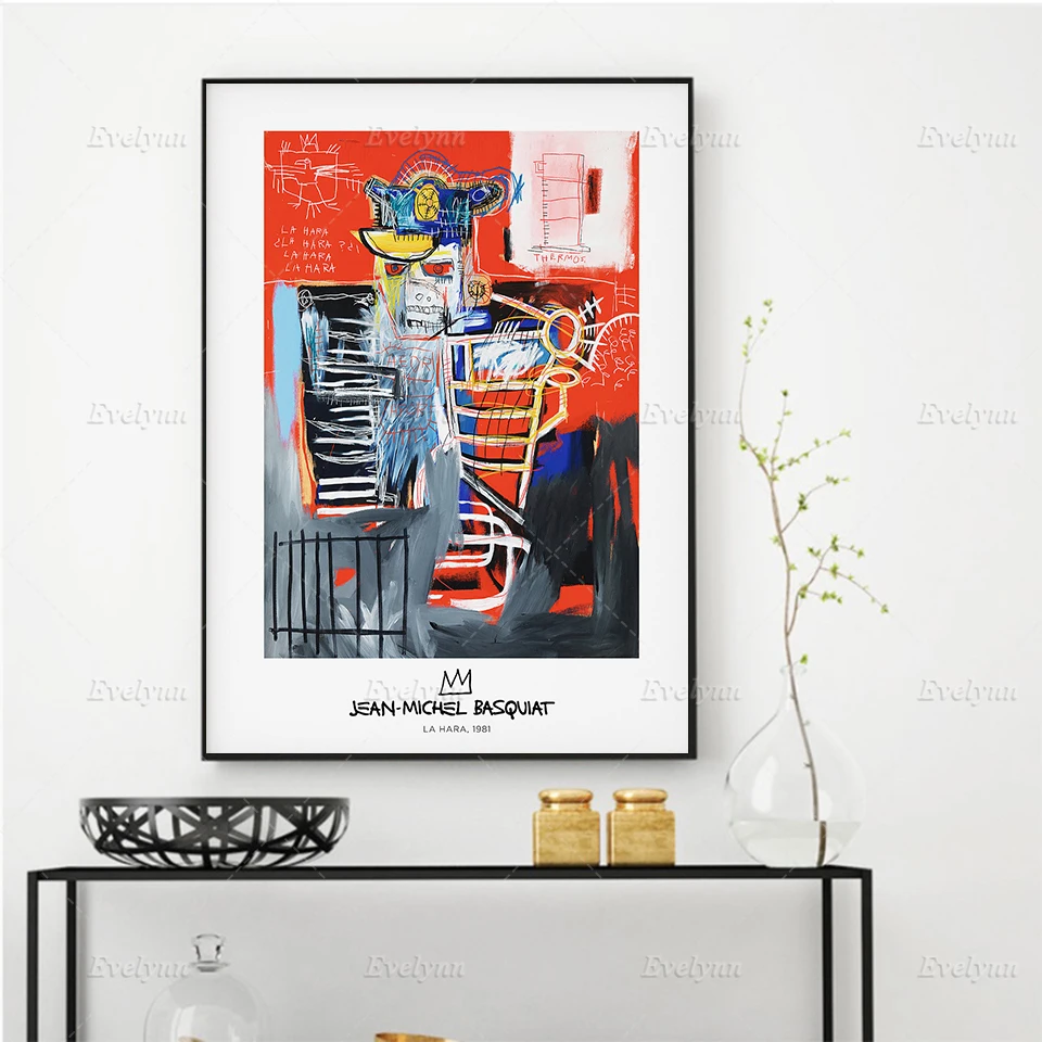 Jean-Michel Basquiat Poster, La Hara,1981,Pop Art, Abstract Expressionism, Basquiat Urban Art Poster, Wall Art Canvas Home Decor
Jean-Michel Basquiat Poster, La Hara,1981,Pop Art, Abstract Expressionism, Basquiat Urban Art Poster, Wall Art Canvas Home Decor