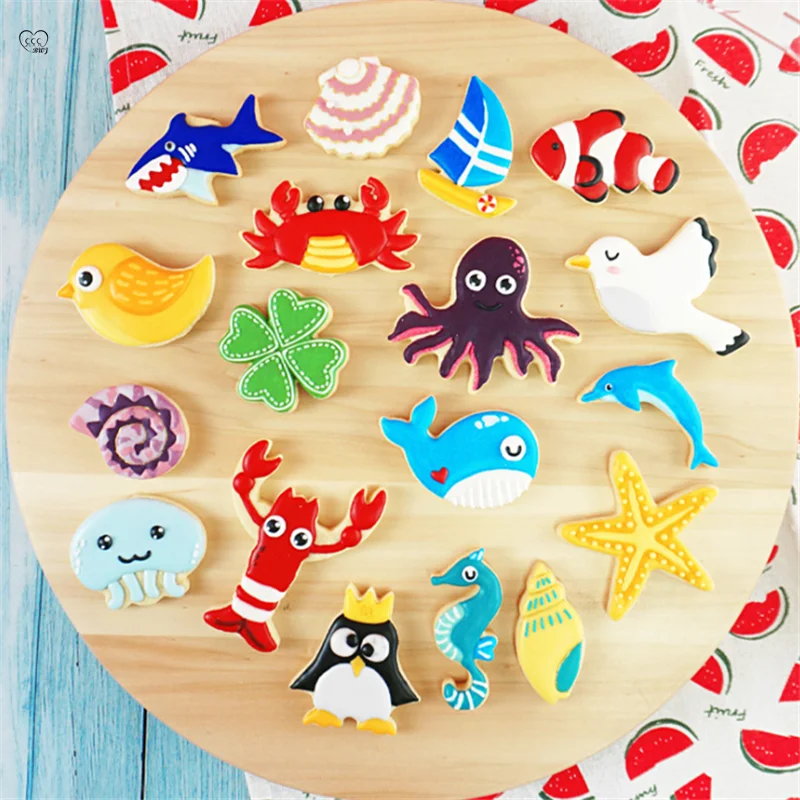 Marine Life Stainless Steel DIY Biscuit Fondant Pastry Chocolate Cookie Cutter Molds Baking Tools for Cakes Kitchen Things
Marine Life Stainless Steel DIY Biscuit Fondant Pastry Chocolate Cookie Cutter Molds Baking Tools for Cakes Kitchen Things